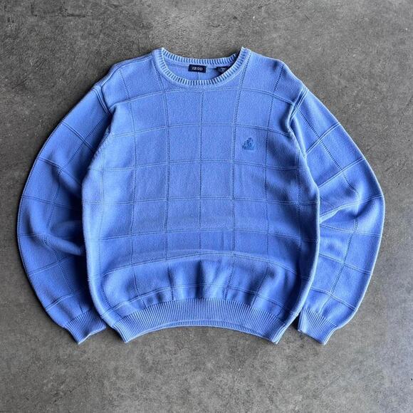 Izod Other - 2000s baby blue knit sweater